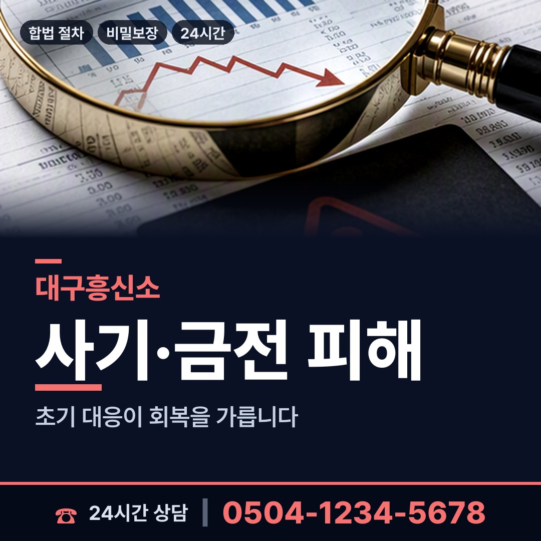 대구 현풍읍 온라인사기조사 상담 안내